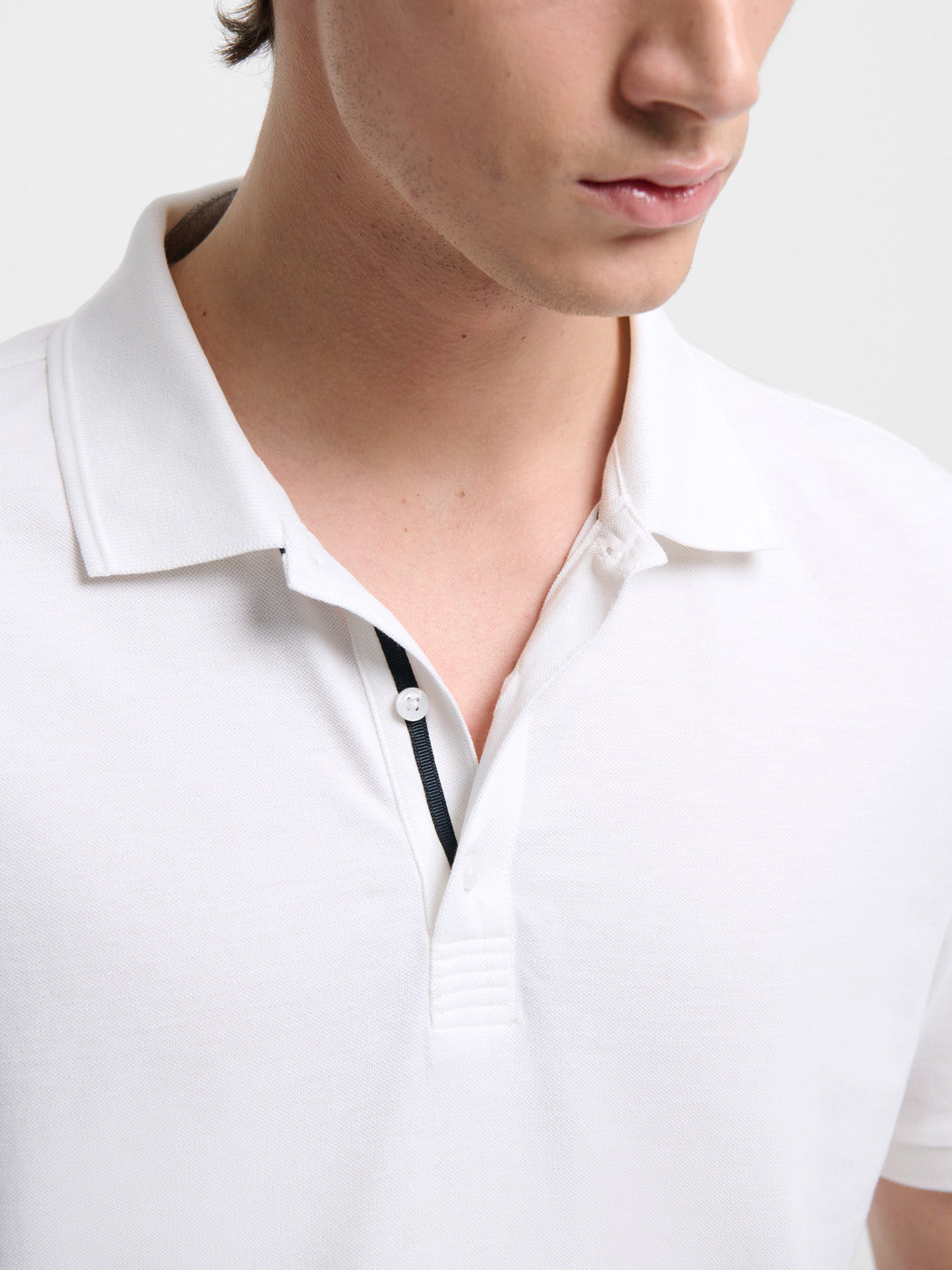 Polo col boutonné en coton - DEVRED 1902