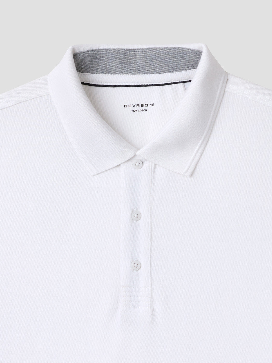 Polo col boutonné en coton - DEVRED 1902