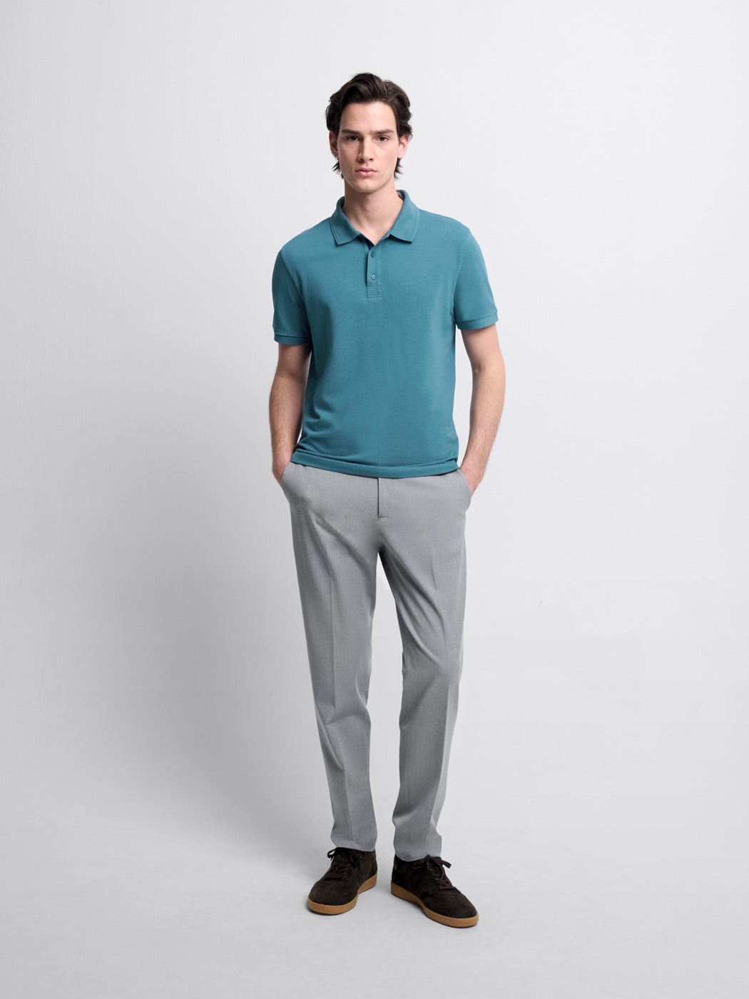 Polo col boutonné en coton - DEVRED 1902
