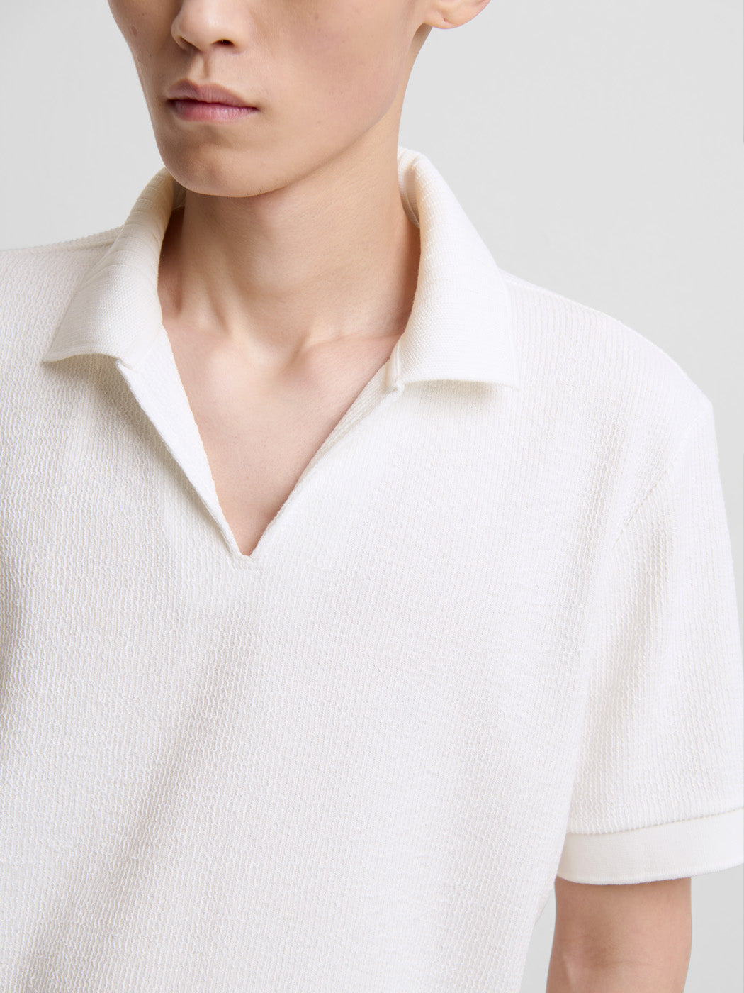 Polo col ouvert en jacquard - DEVRED 1902