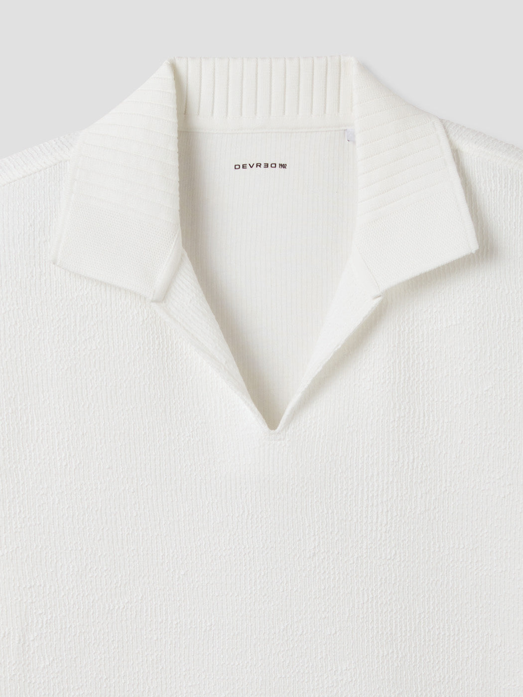Polo col ouvert en jacquard - DEVRED 1902