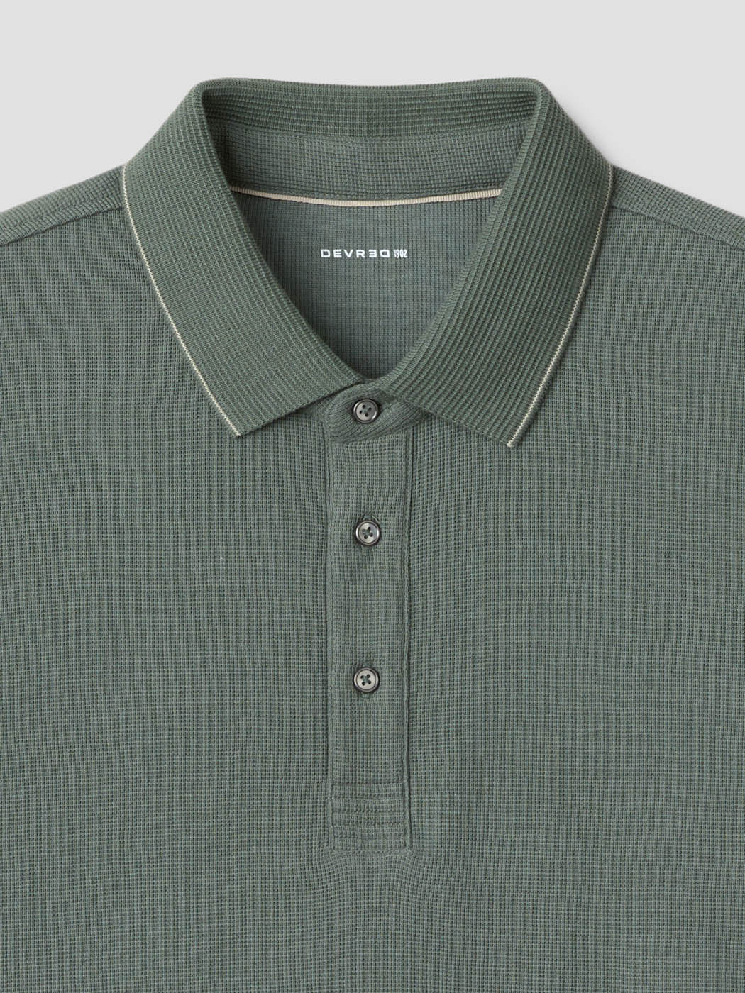 Polo col boutonné gauffré - DEVRED 1902