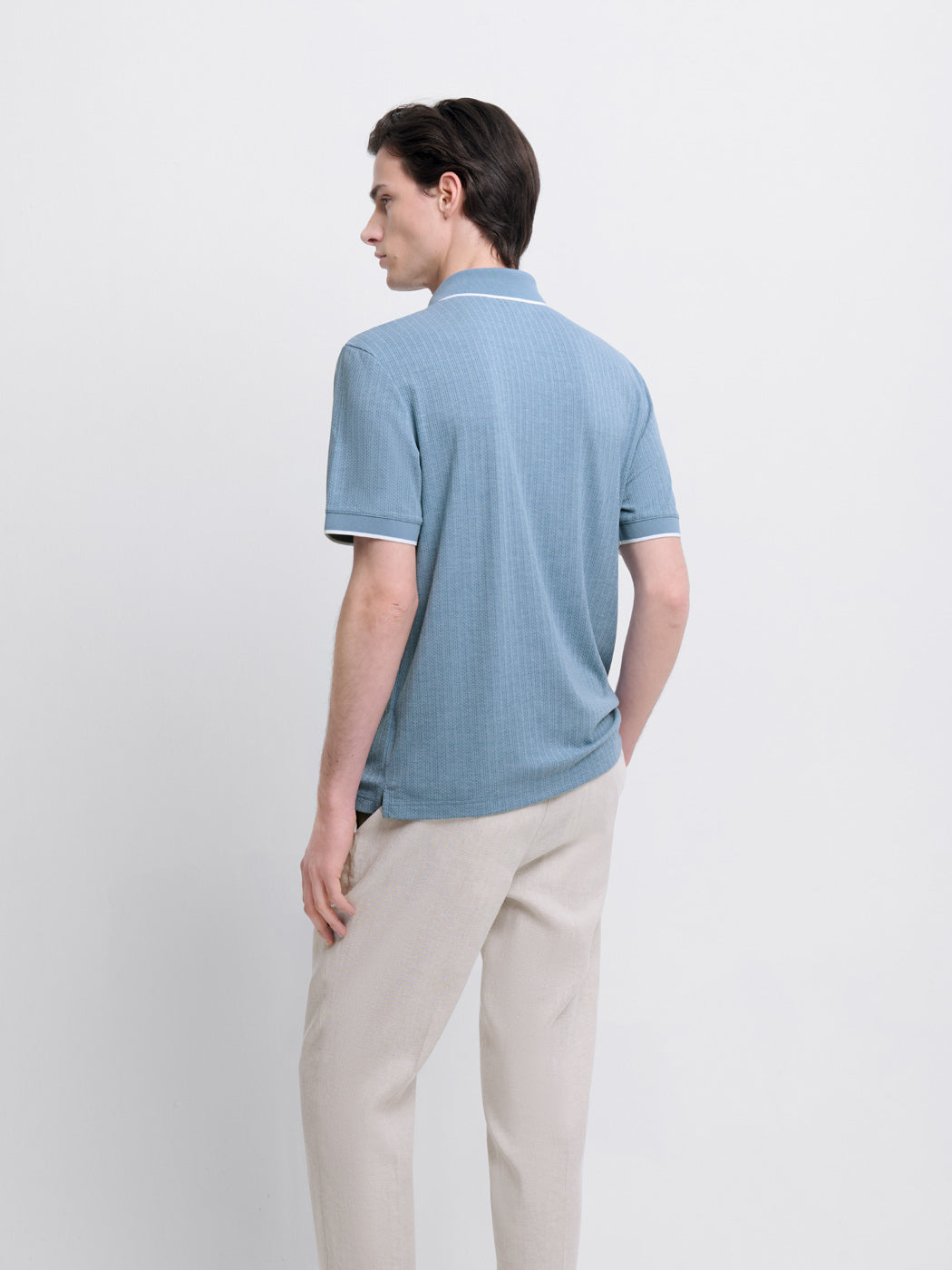 POLO MC MAILLE FINE HOMME - DEVRED 1902