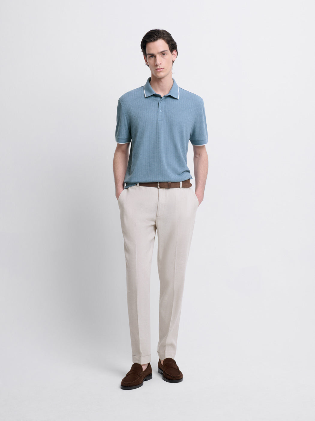 POLO MC MAILLE FINE HOMME - DEVRED 1902