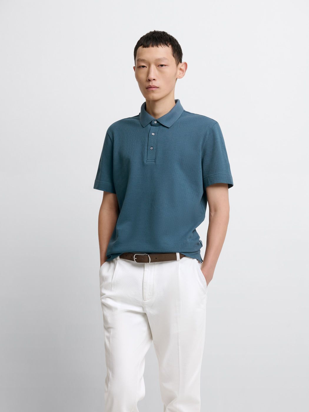 POLO MC MAILLE FINE HOMME - DEVRED 1902