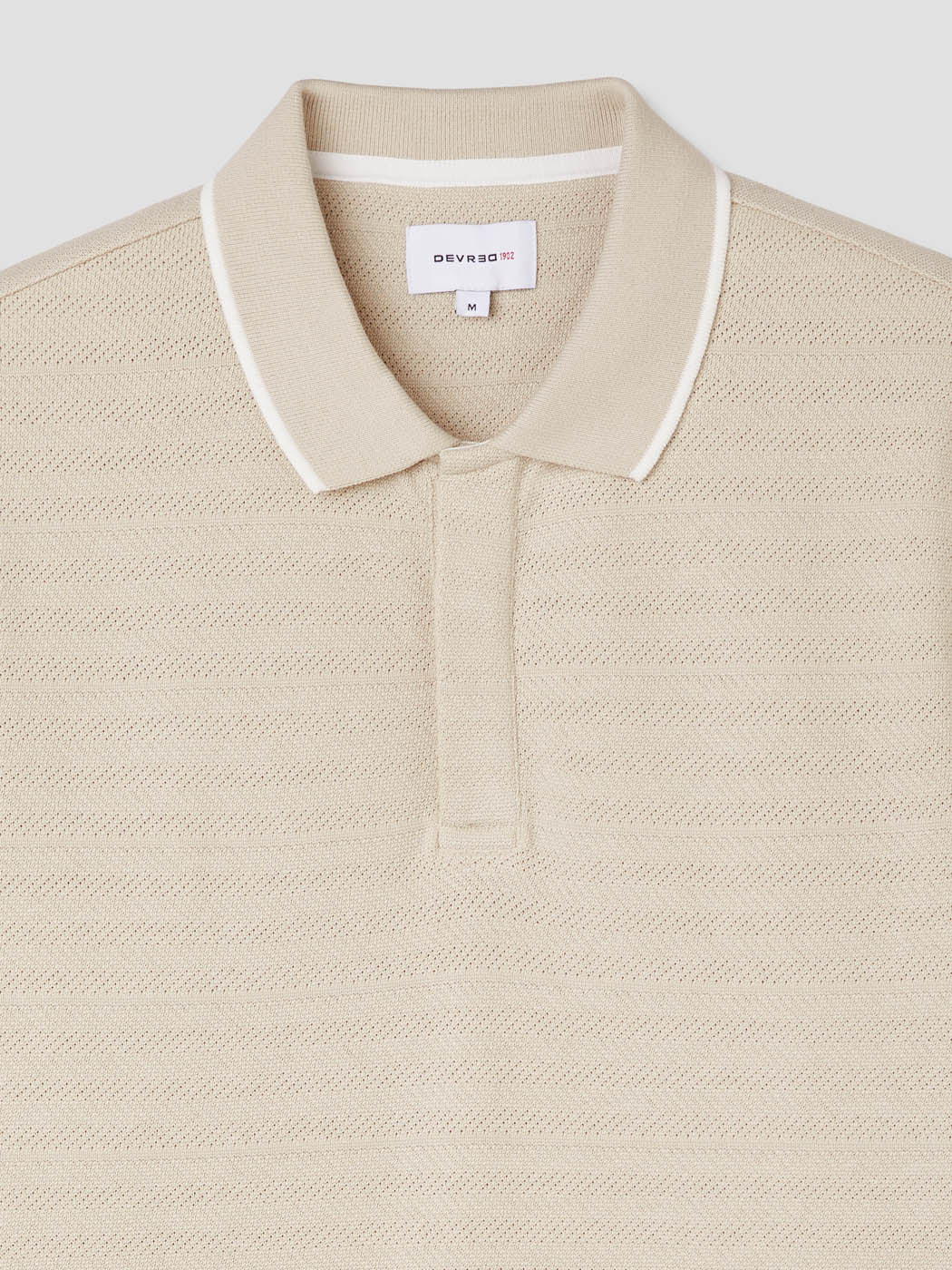 POLO MC MAILLE FINE HOMME - DEVRED 1902