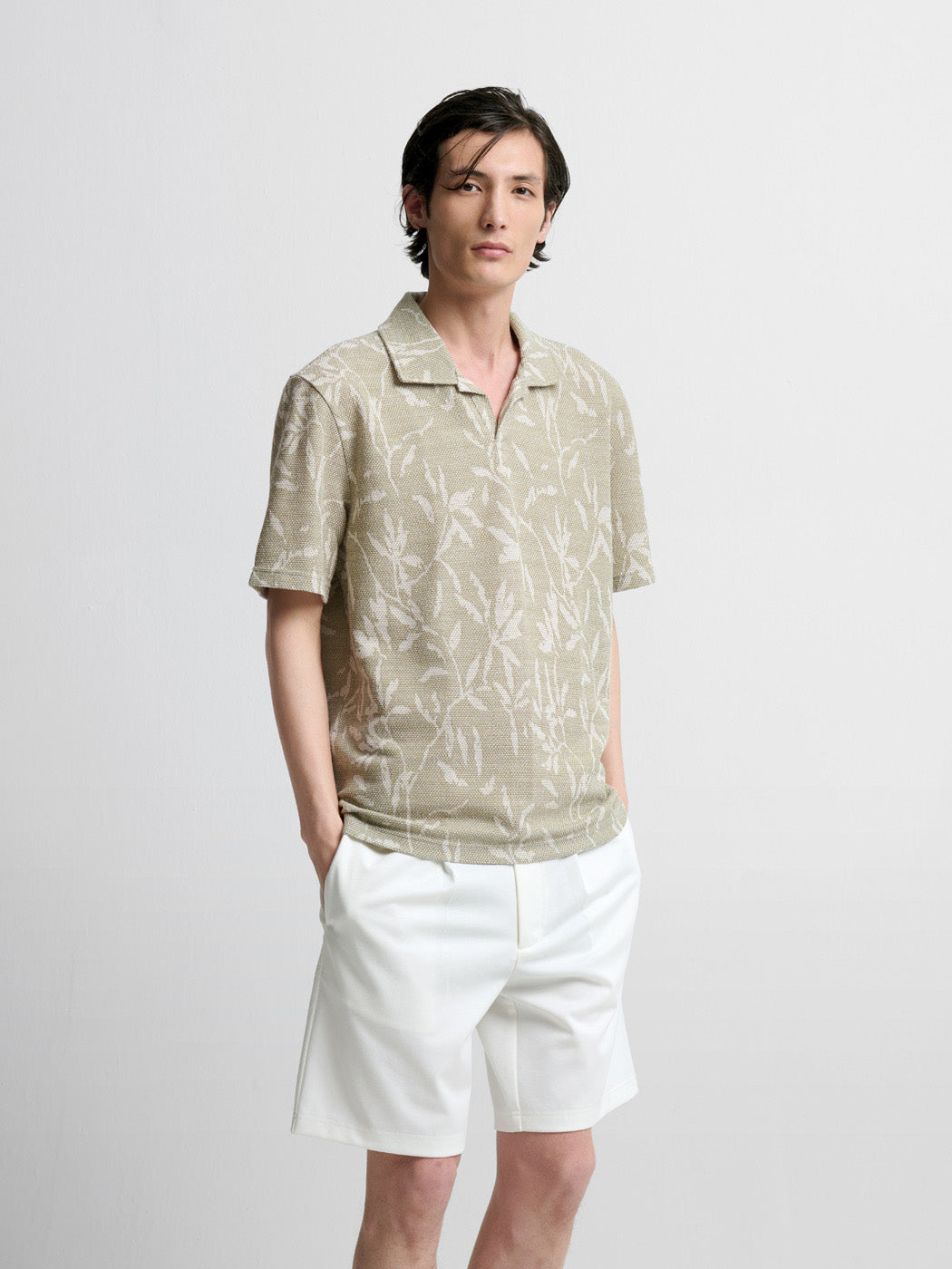 Polo col ouvert à motifs - DEVRED 1902