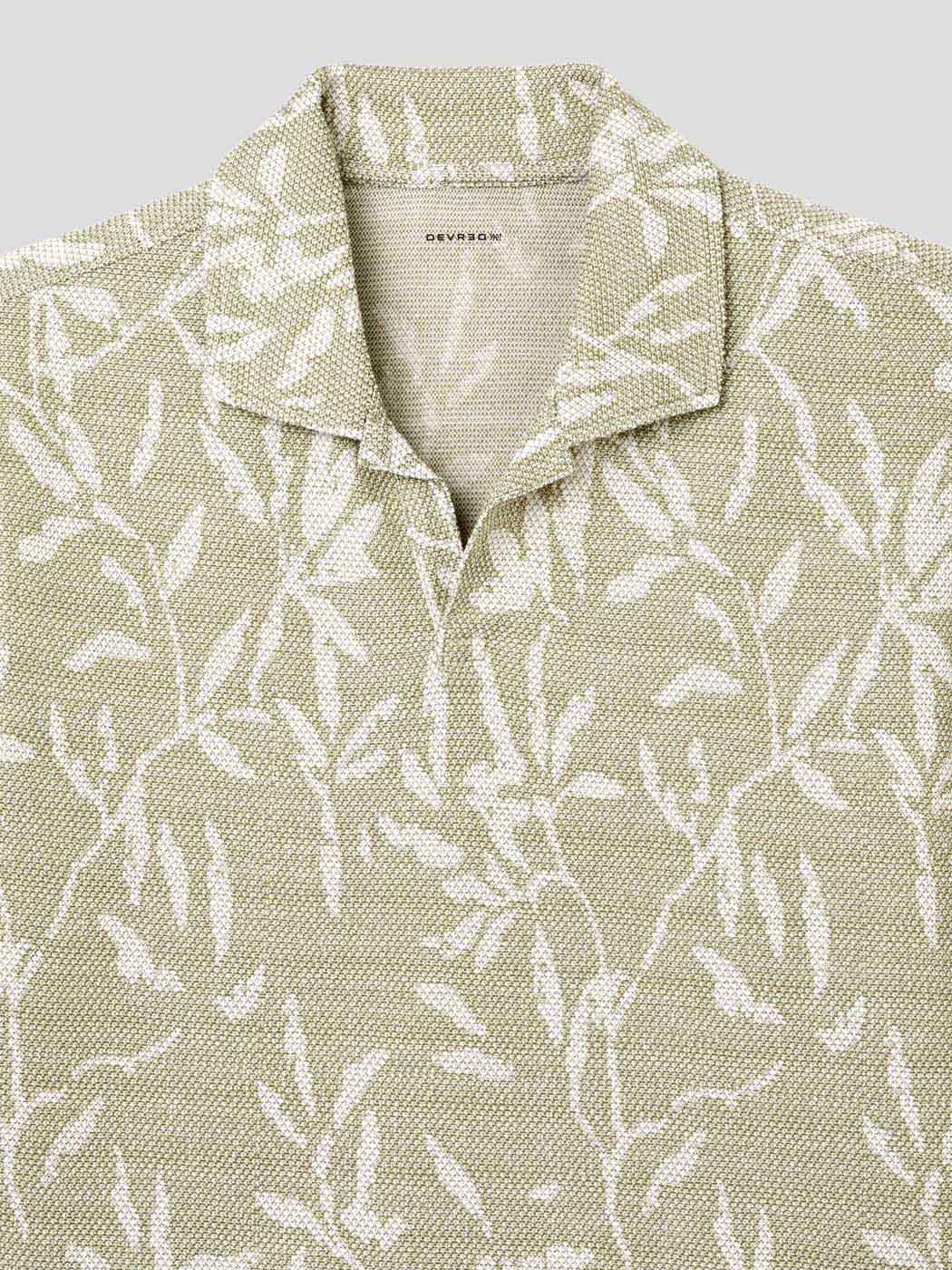 Polo col ouvert à motifs - DEVRED 1902