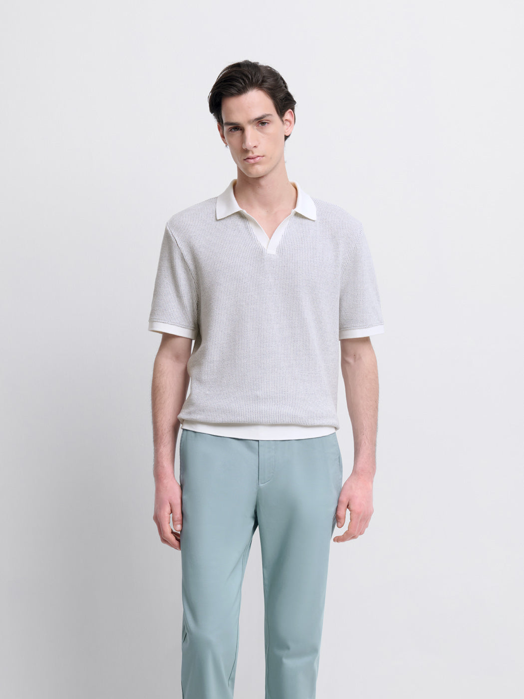 POLO MC MAILLE FINE HOMME - DEVRED 1902