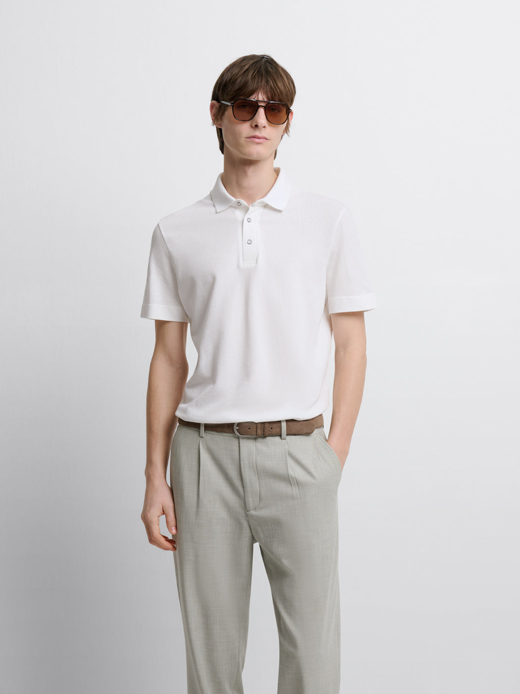 POLO MC MAILLE FINE HOMME - DEVRED 1902