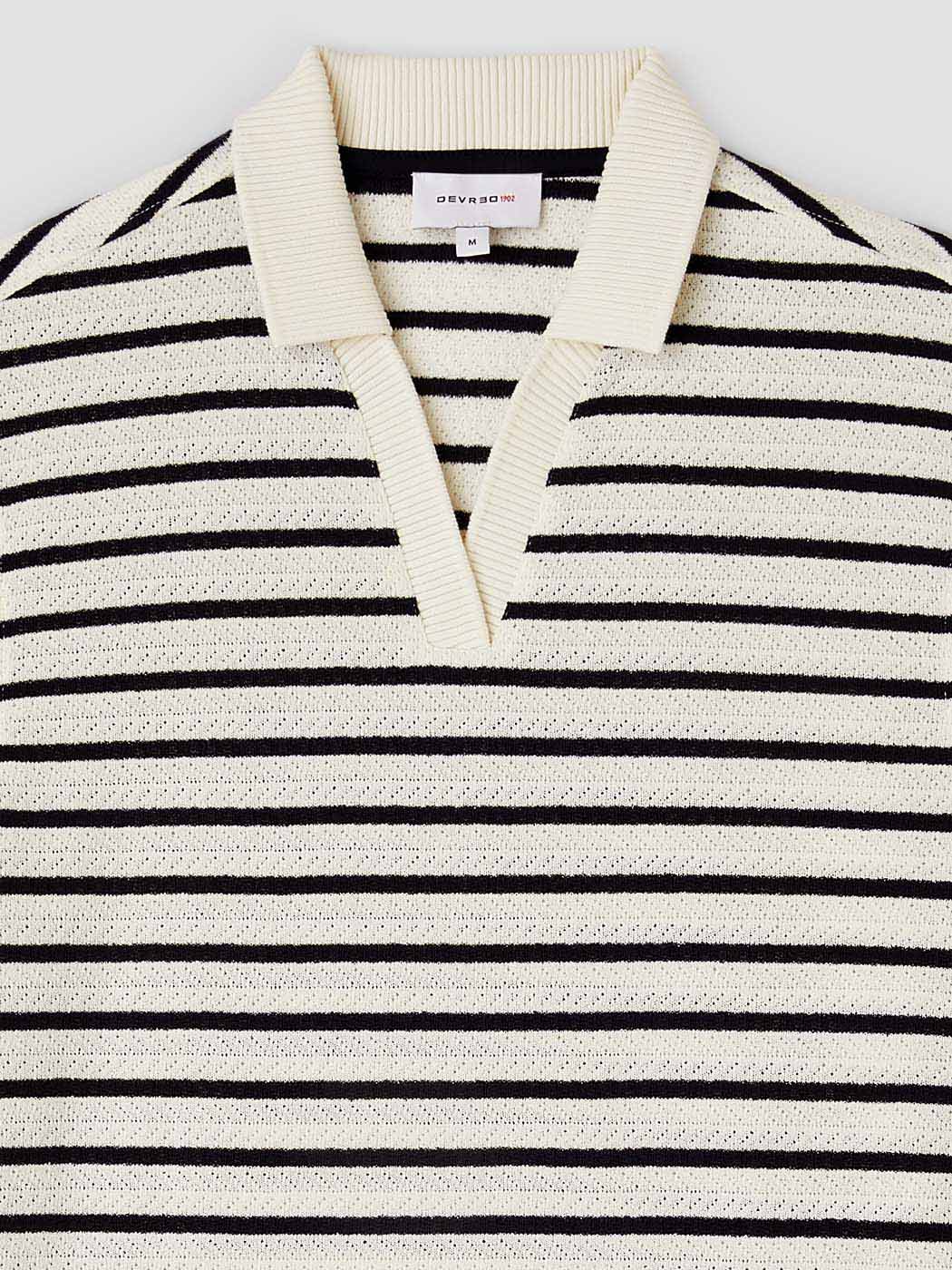 Polo col ouvert rayé - DEVRED 1902