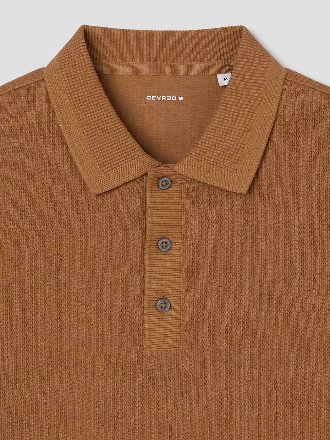 Polo col boutonné en coton - DEVRED 1902