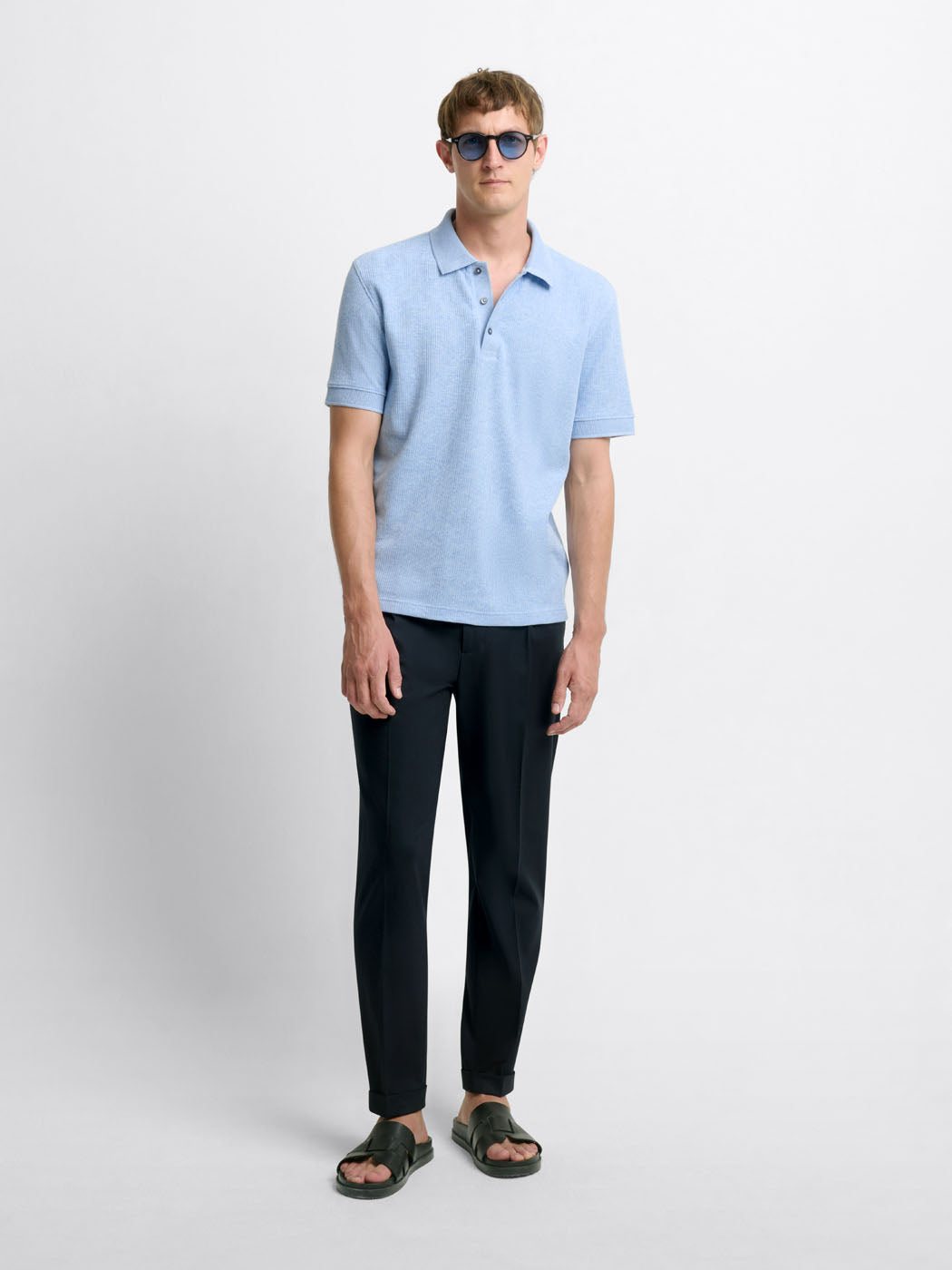Polo col boutonné en coton - DEVRED 1902