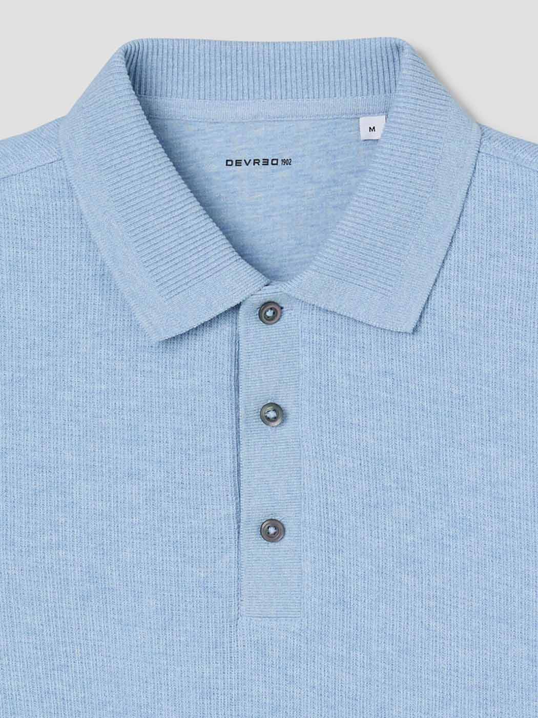 Polo col boutonné en coton - DEVRED 1902