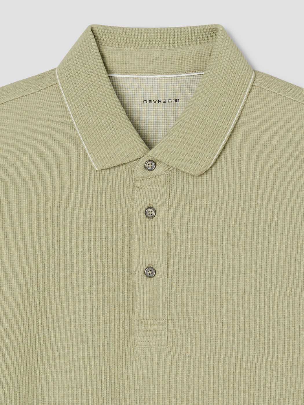 Polo col boutonné gauffré - DEVRED 1902