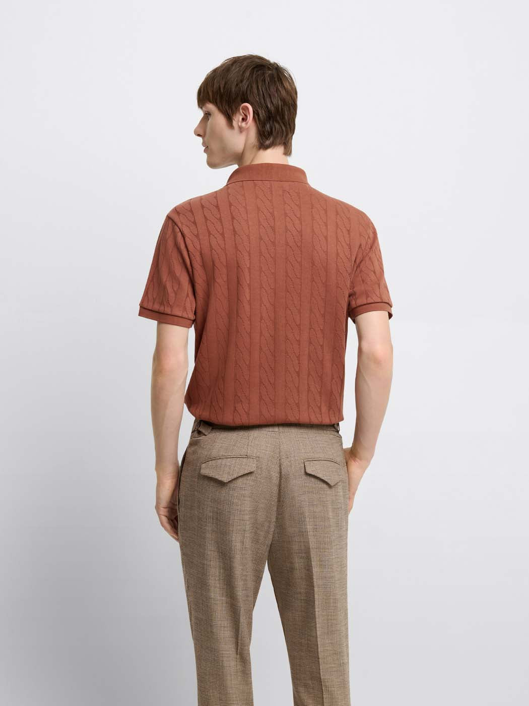 POLO MC MAILLE FINE HOMME - DEVRED 1902