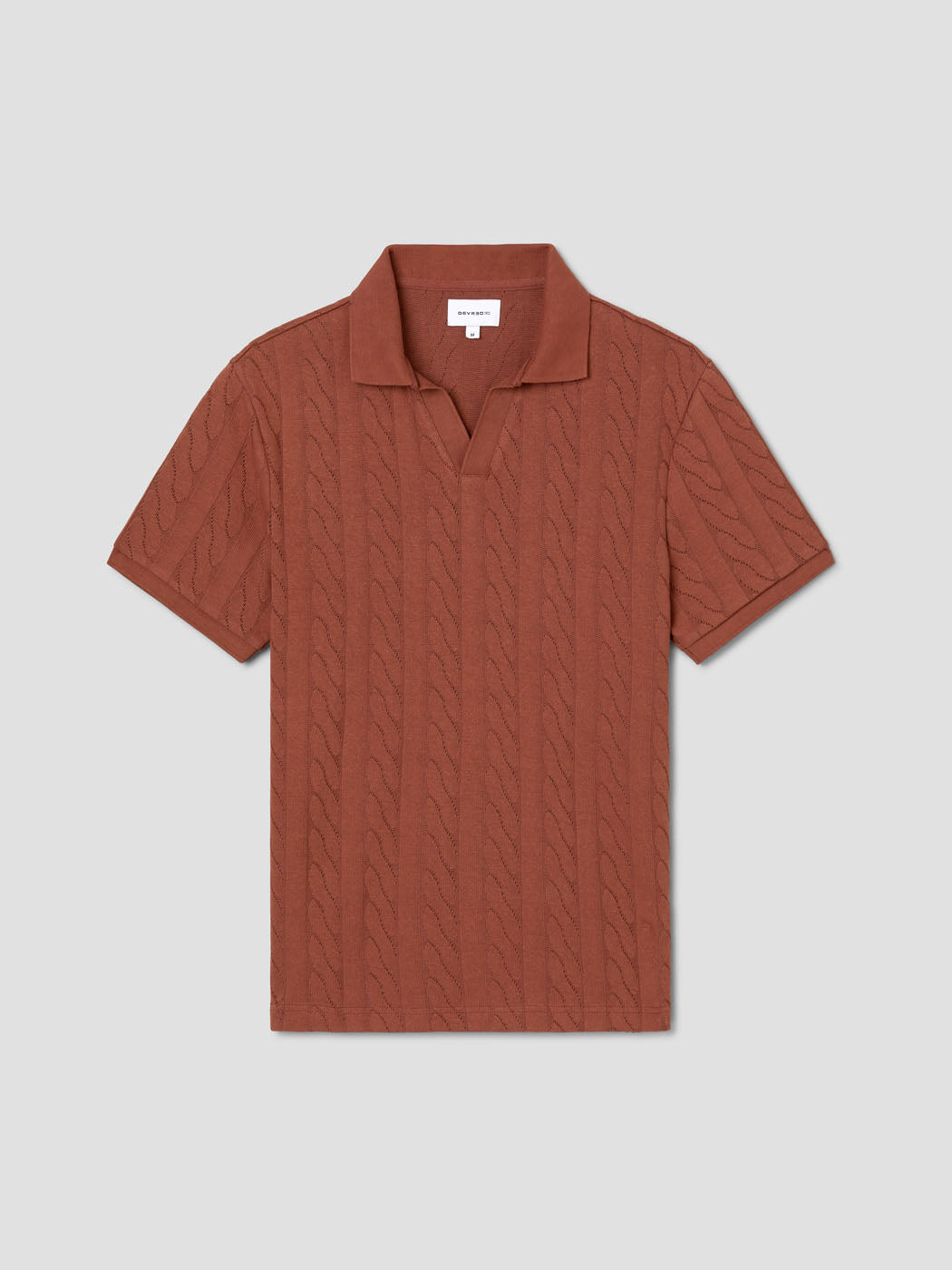 Polo col ouvert en jacquard - DEVRED 1902