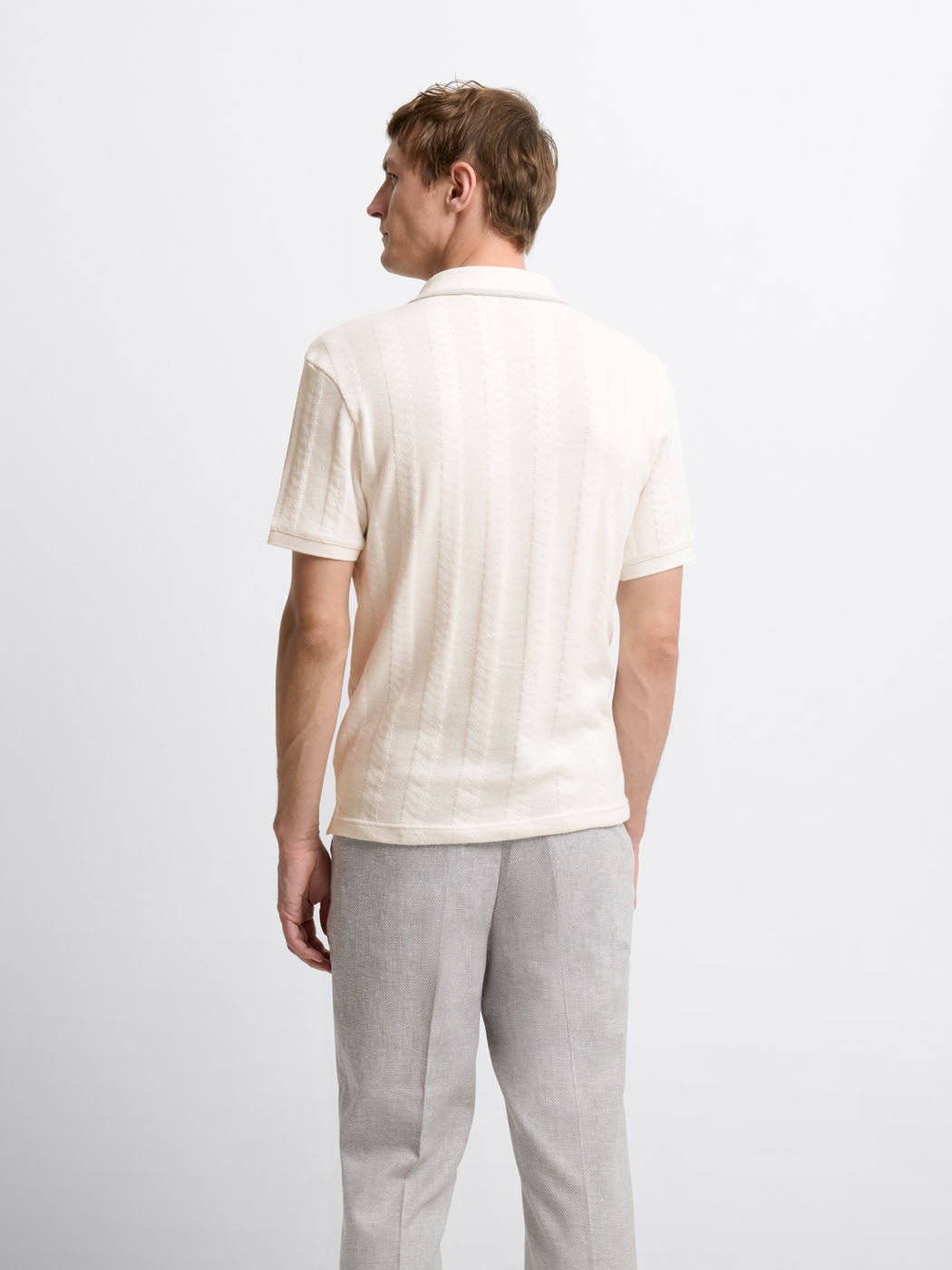 Polo col ouvert en jacquard - DEVRED 1902