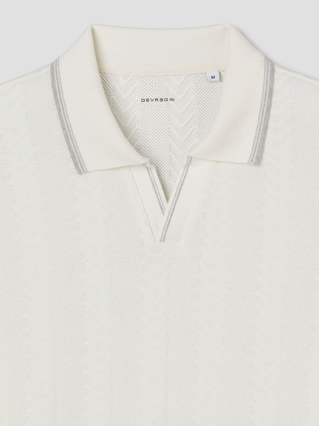 Polo col ouvert en jacquard - DEVRED 1902