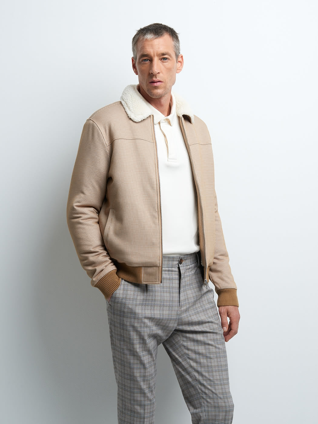 Blouson col sherpa matelassé - DEVRED 1902