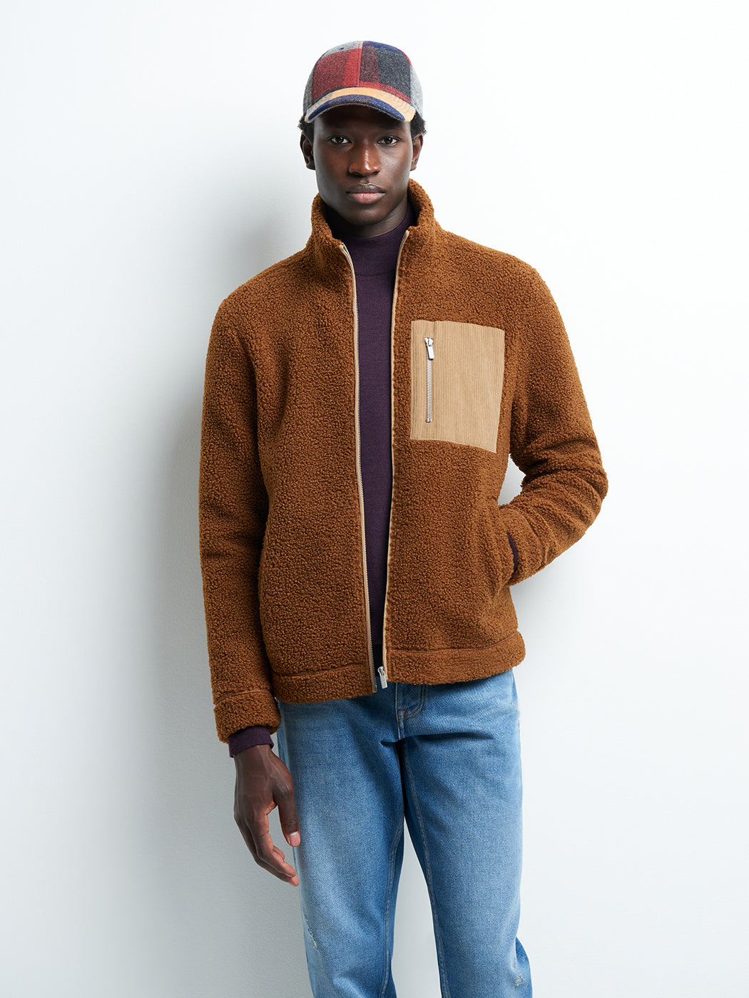 Blouson col montant bouclette - DEVRED 1902