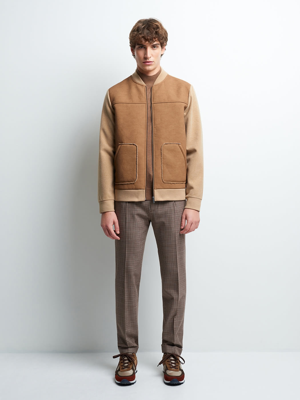 Blouson col montant bi-matière - DEVRED 1902