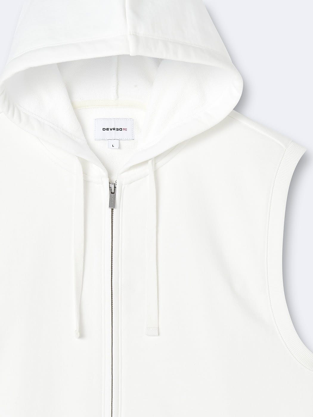 Sweat sans manche à capuche 100% coton - DEVRED 1902