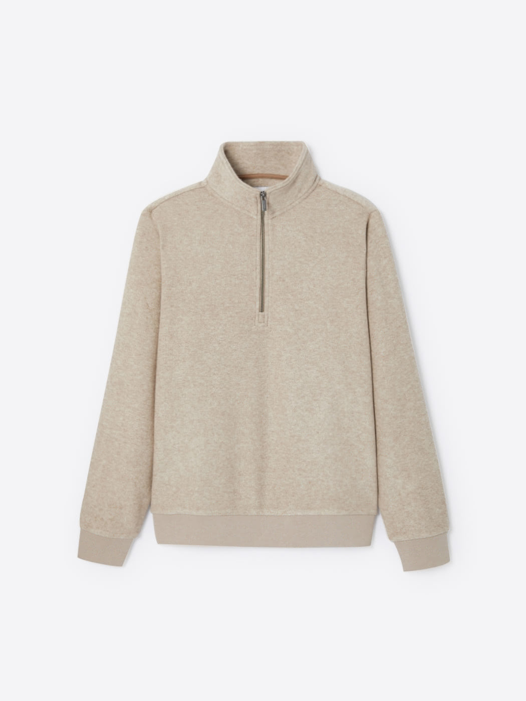Sweat faux uni à col montant - DEVRED 1902