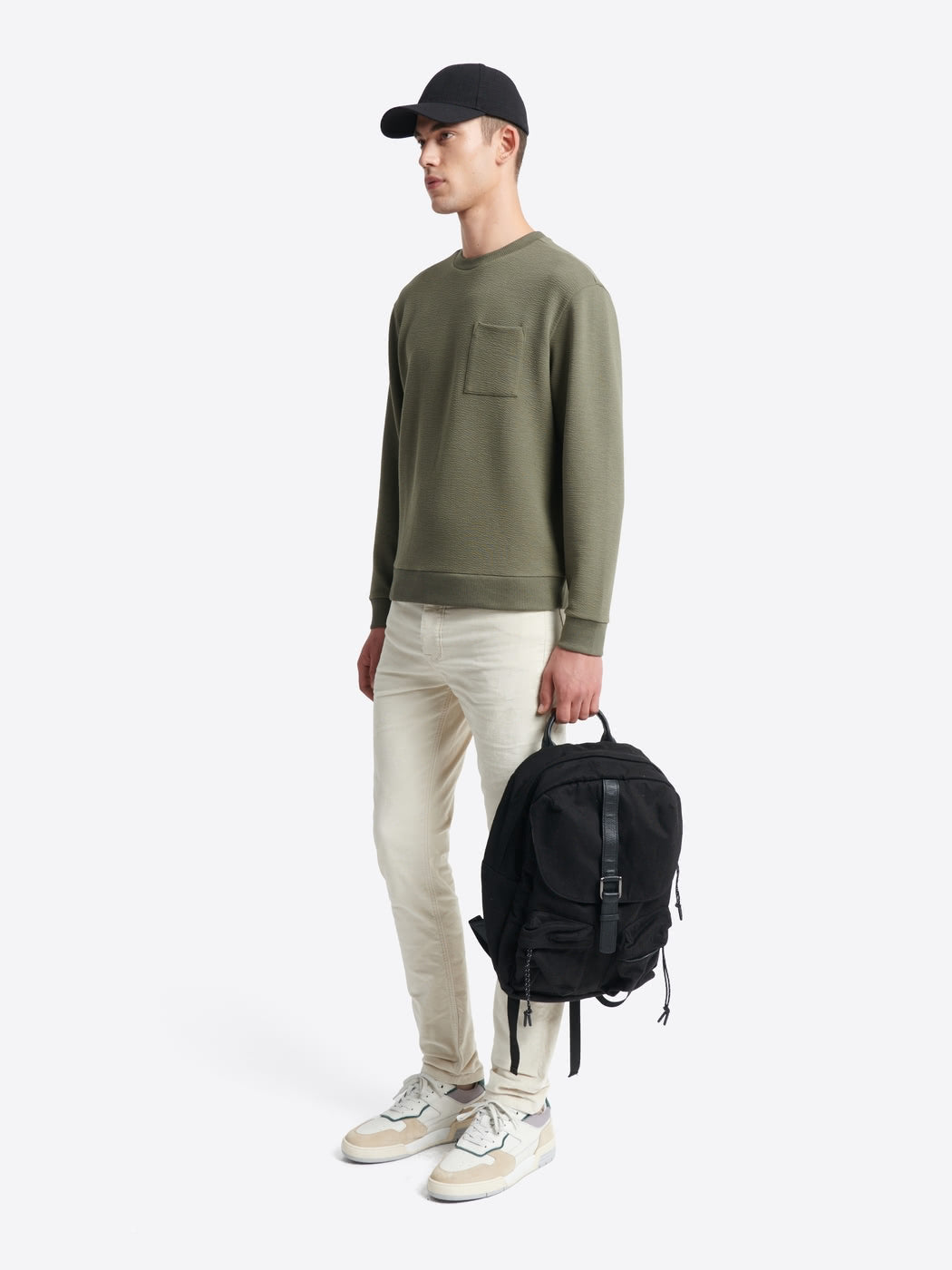 Sweat regular col rond en coton - DEVRED 1902