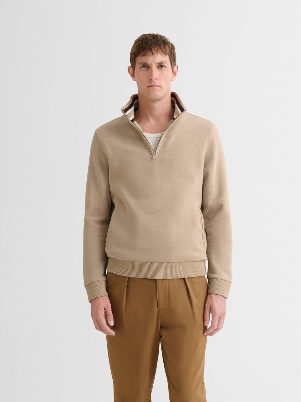 Sweat col zippé regular - DEVRED 1902