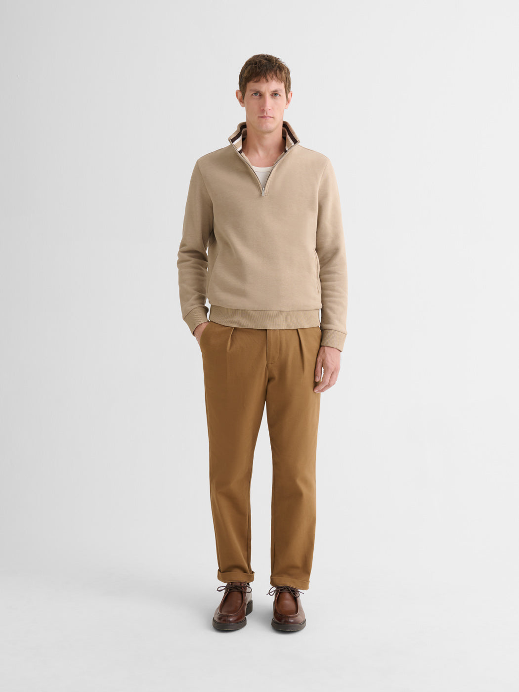 Sweat col zippé regular - DEVRED 1902