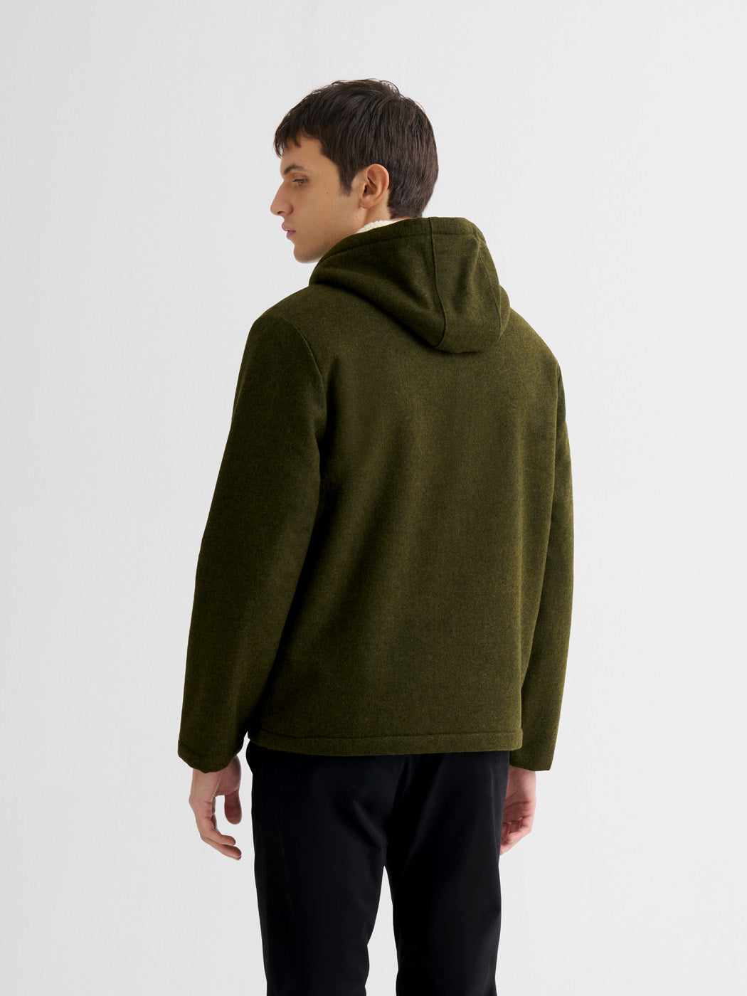 Blouson zippé à capuche en sherpa - DEVRED 1902