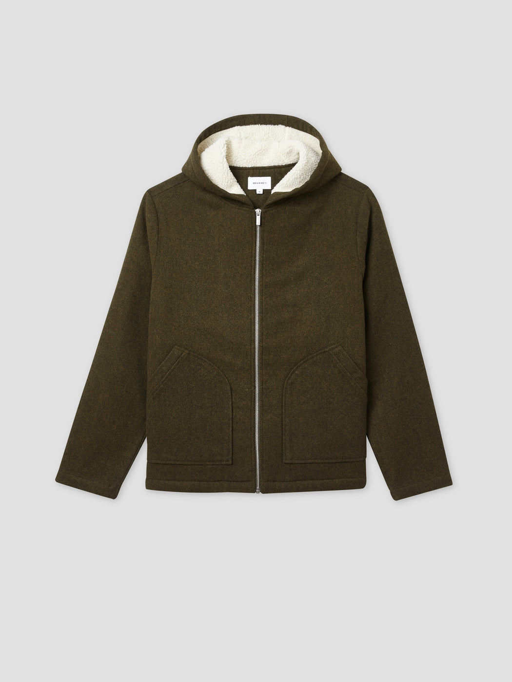 Blouson zippé à capuche en sherpa - DEVRED 1902
