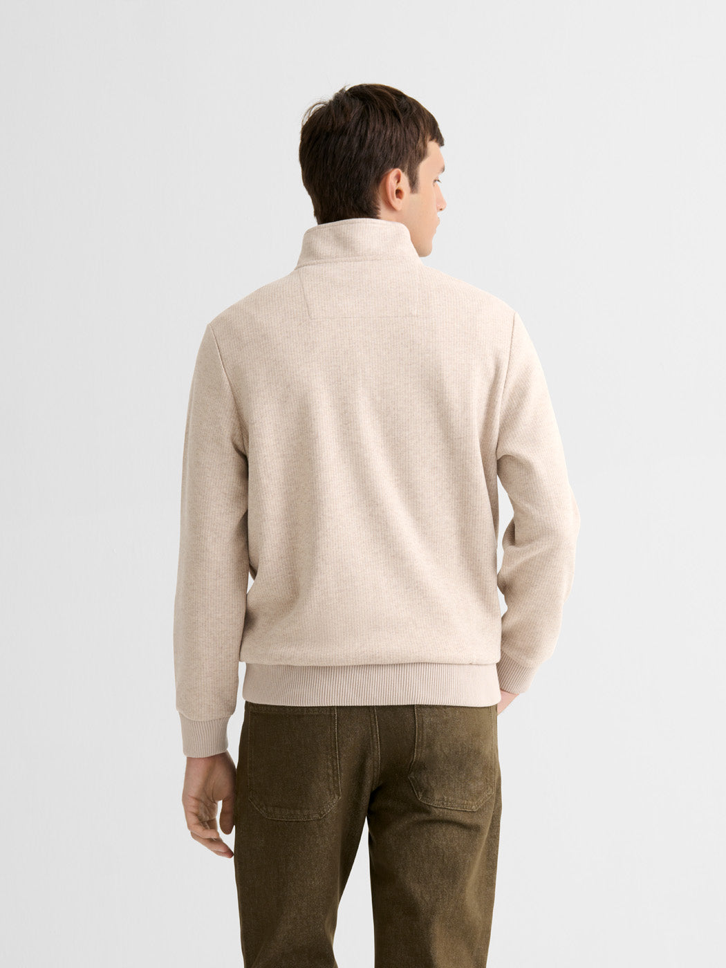 Sweat col montant zippé chiné - DEVRED 1902