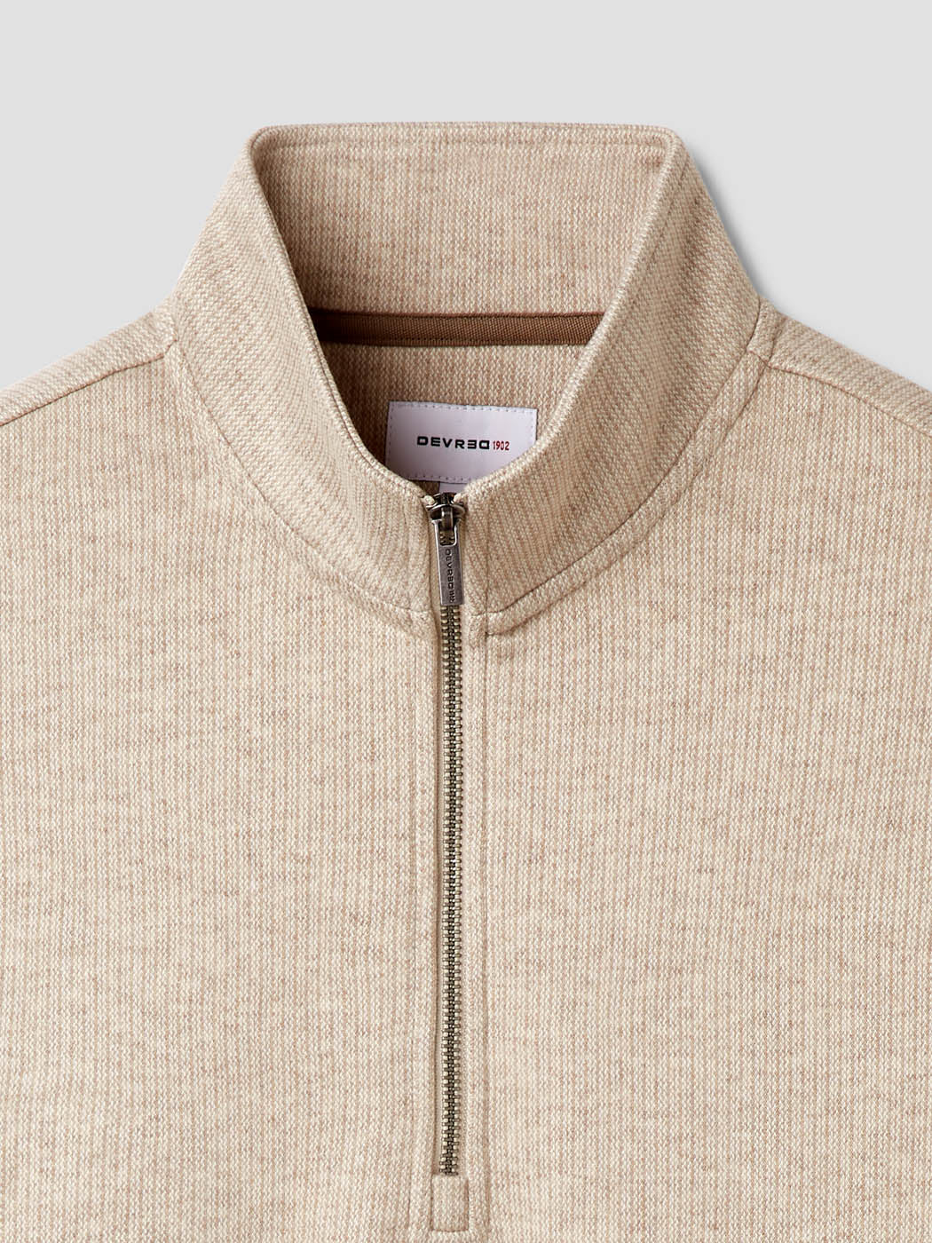 Sweat col montant zippé chiné - DEVRED 1902
