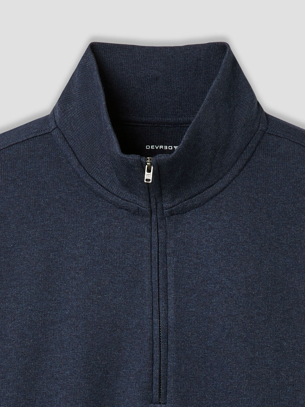 Sweat col zippé chiné - DEVRED 1902