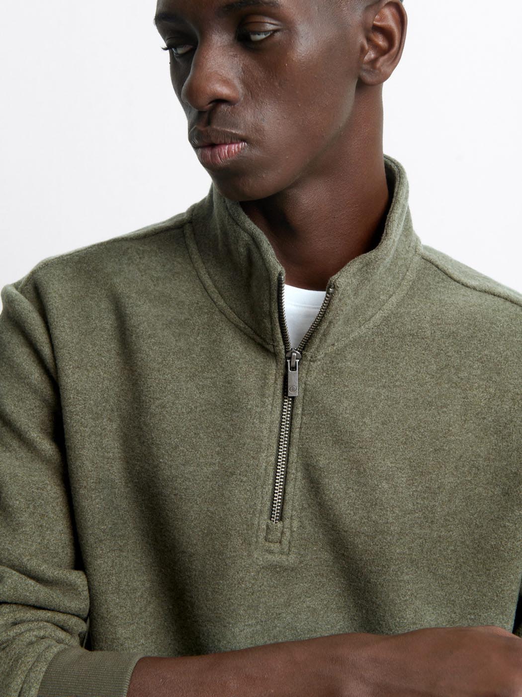 Sweat col montant demi zip - DEVRED 1902