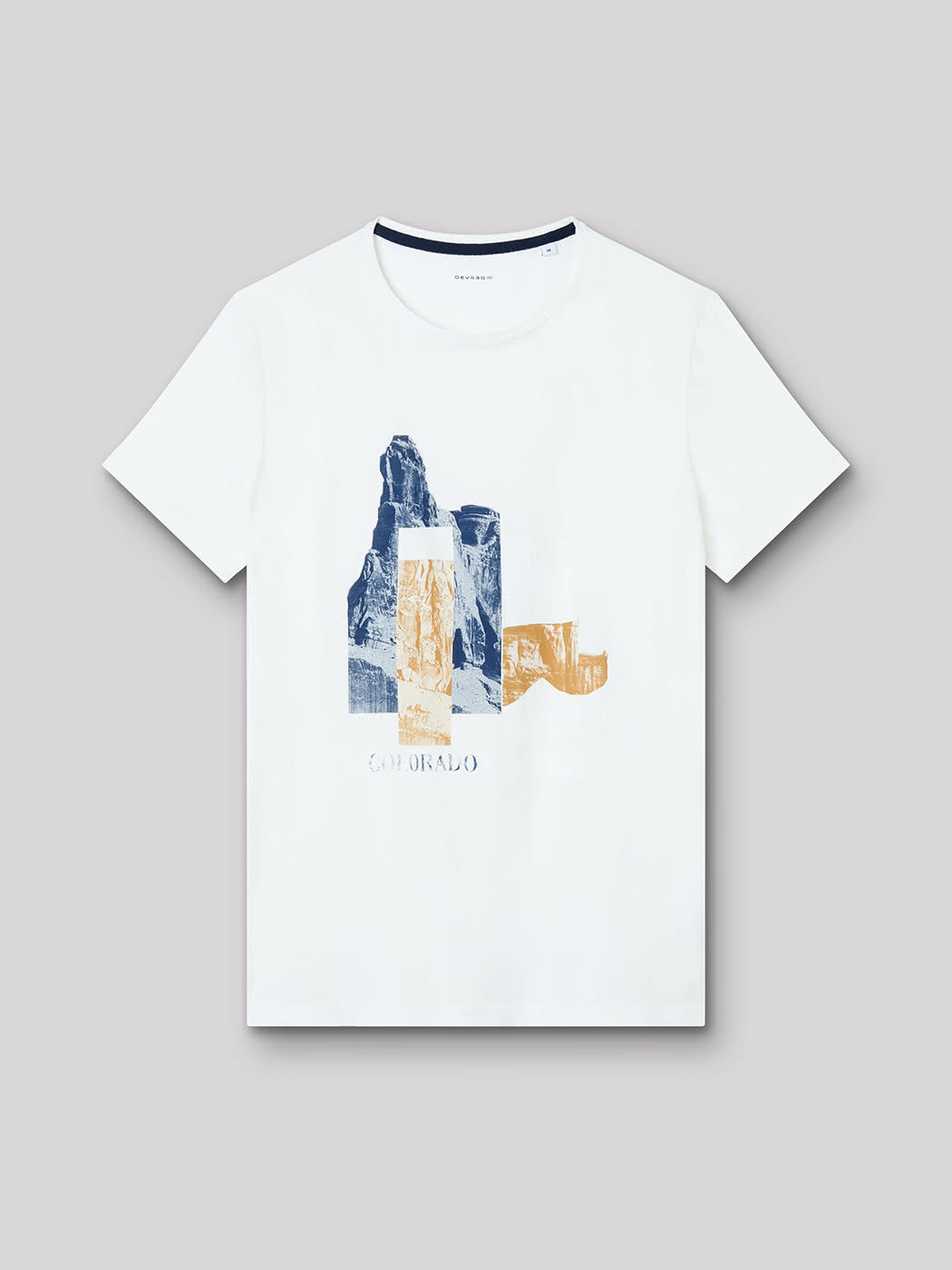 Tee-shirt en coton à motif placé devant - DEVRED 1902