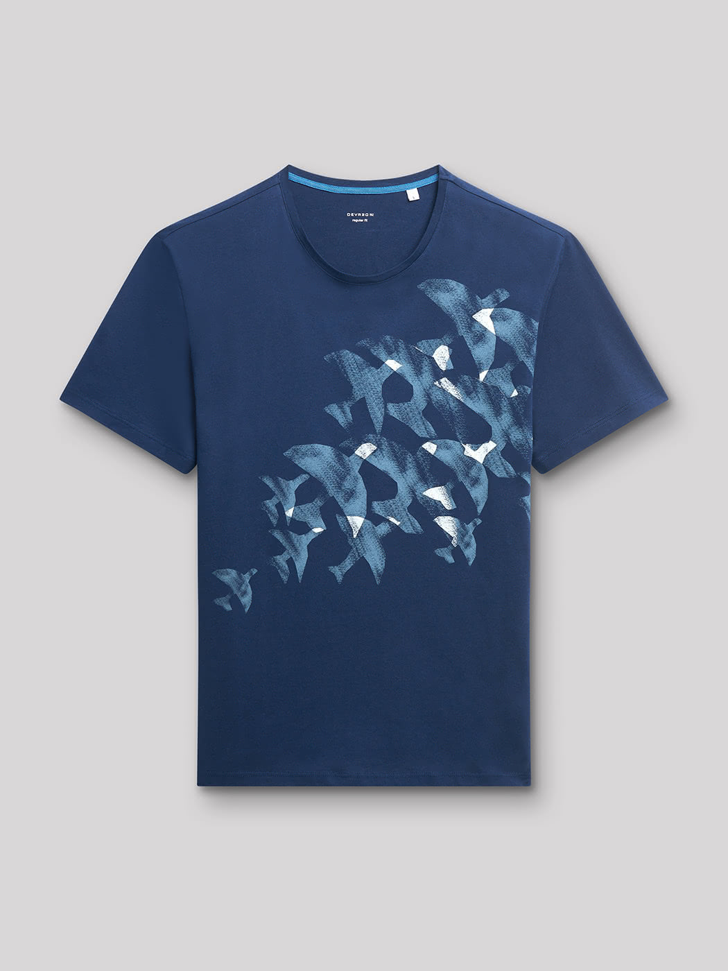 Tee-shirt en coton à motif placé devant - DEVRED 1902