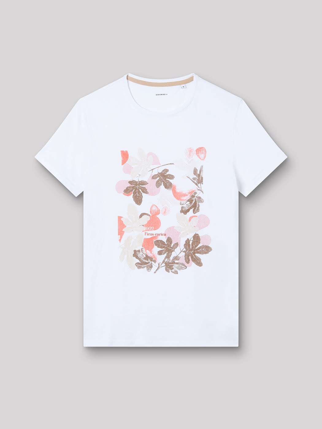 Tee-shirt en coton à motif placé devant - DEVRED 1902
