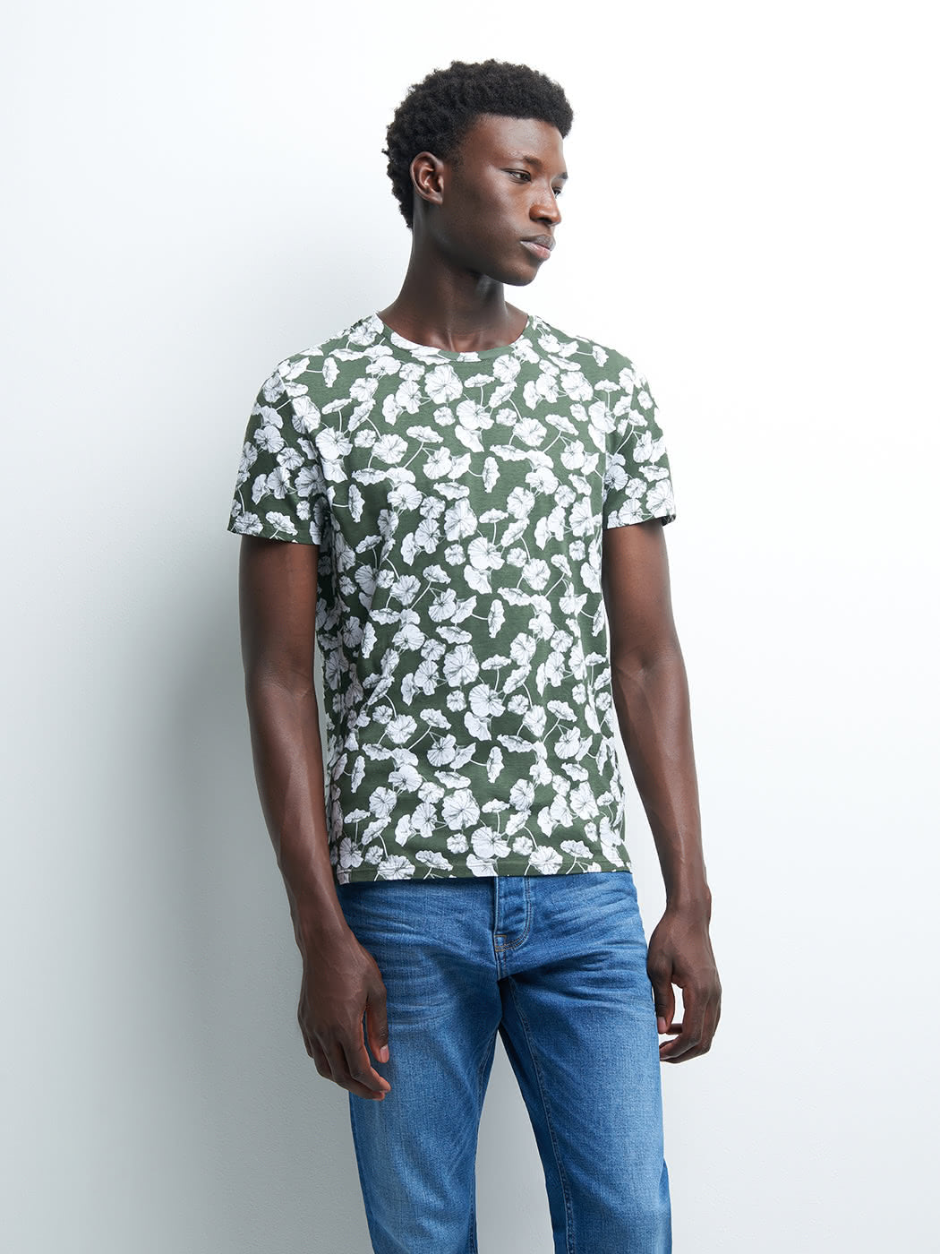 Tee-shirt en coton fleuri - DEVRED 1902