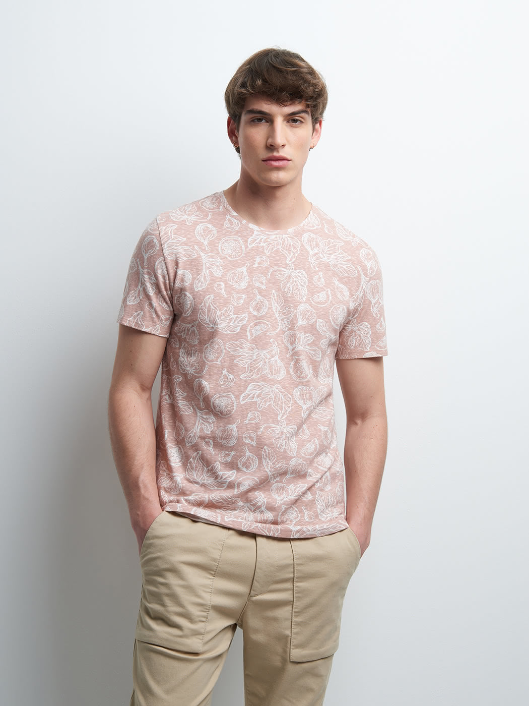 Tee-shirt col rond imprimé - DEVRED 1902