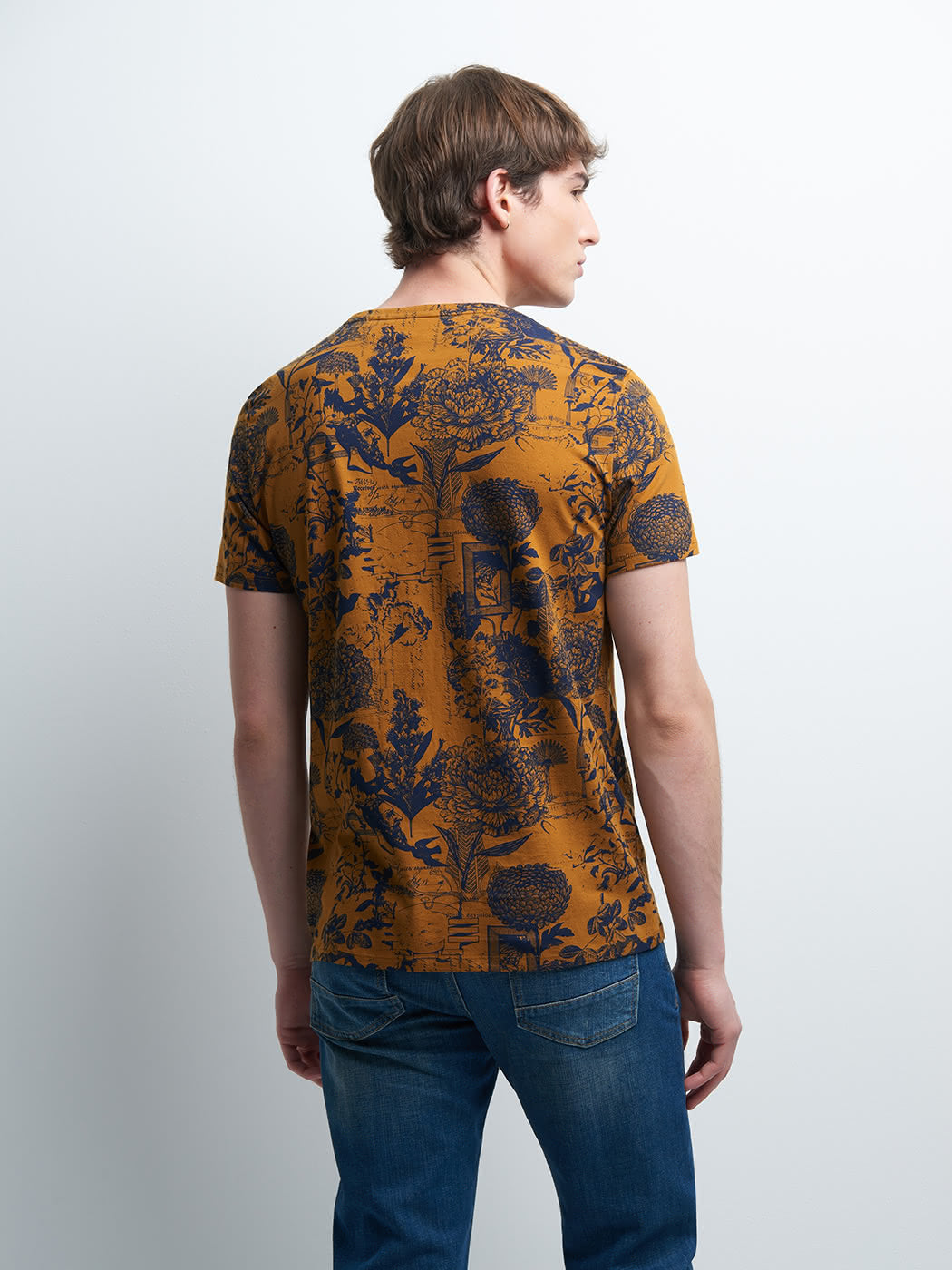 Tee-shirt en coton fleuri - DEVRED 1902