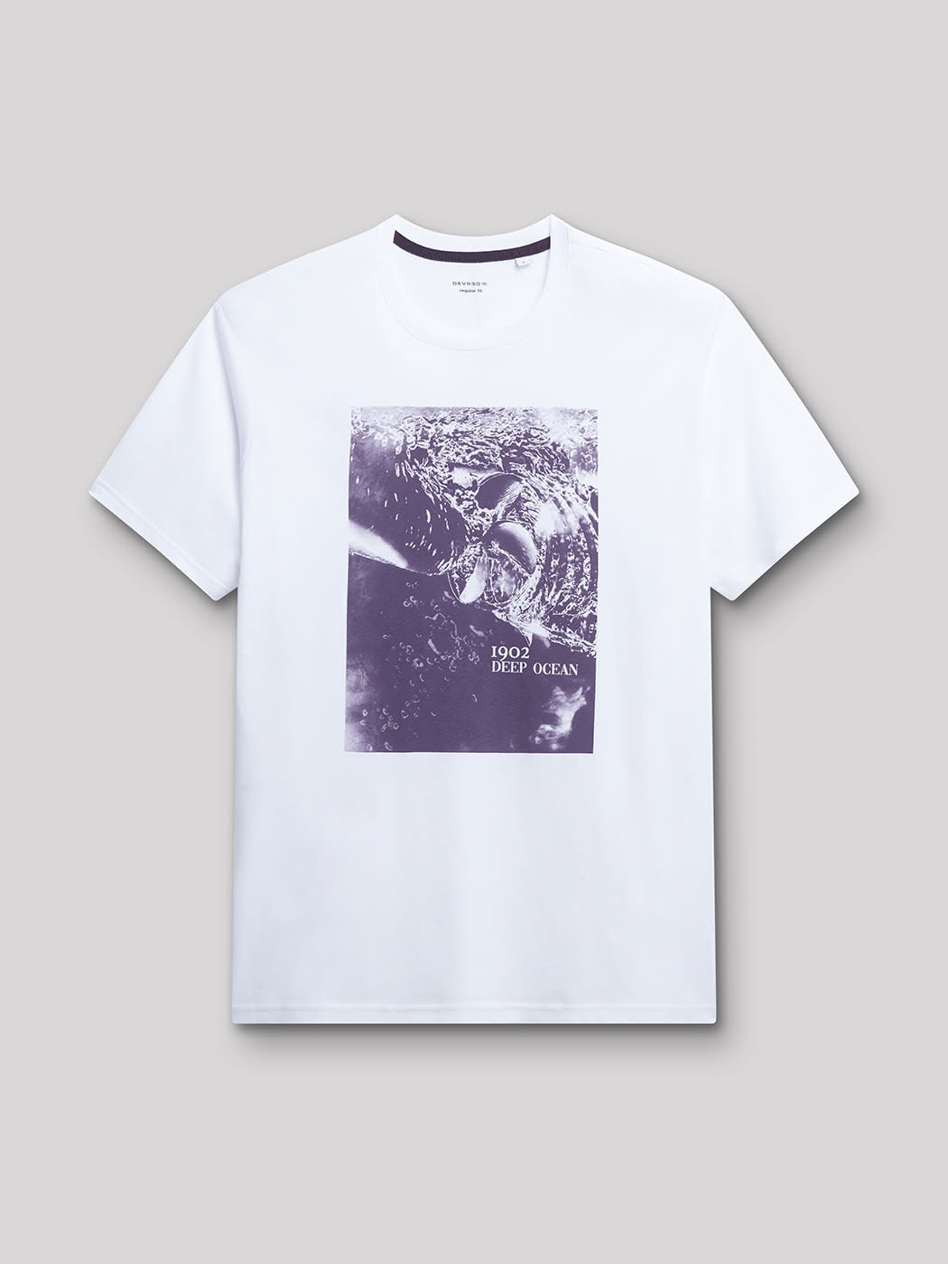 Tee-shirt en coton à motif devant - DEVRED 1902