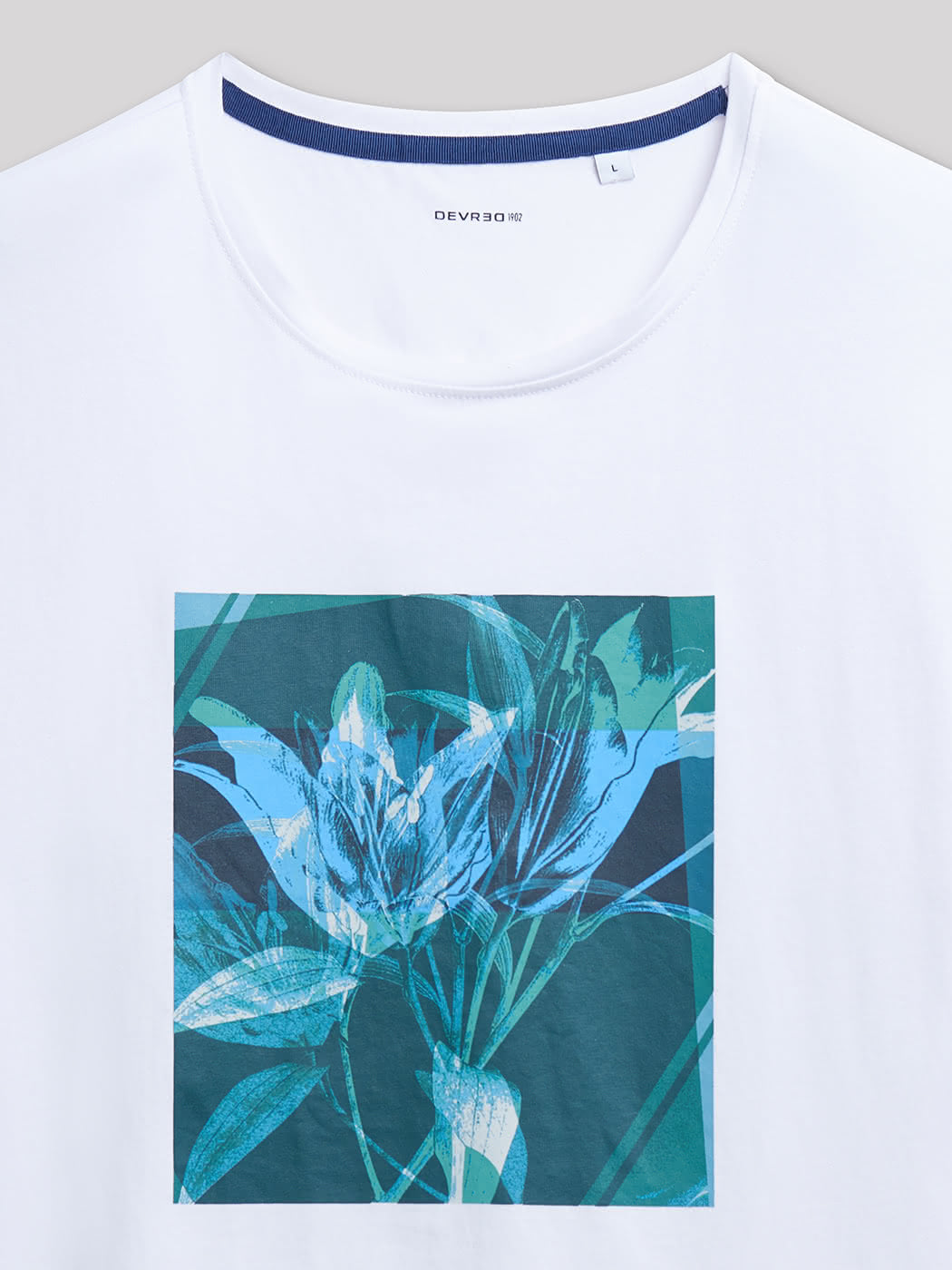Tee-shirt en coton à motif devant - DEVRED 1902