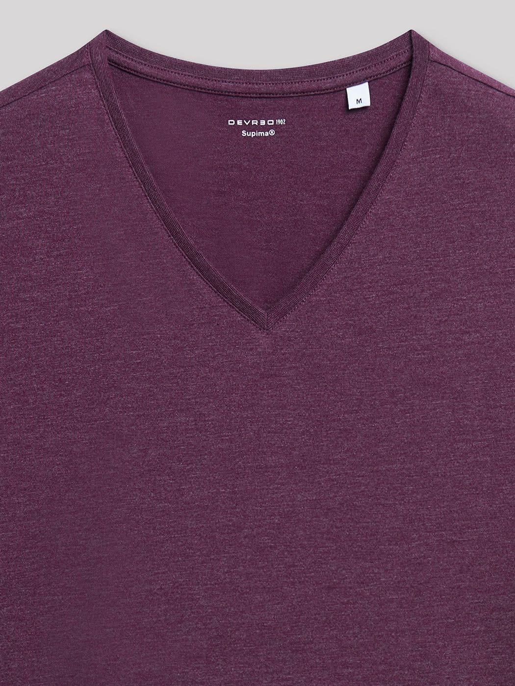 Tee shirt en coton supima® uni - DEVRED 1902