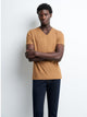T-shirt col v en coton Supima - DEVRED 1902