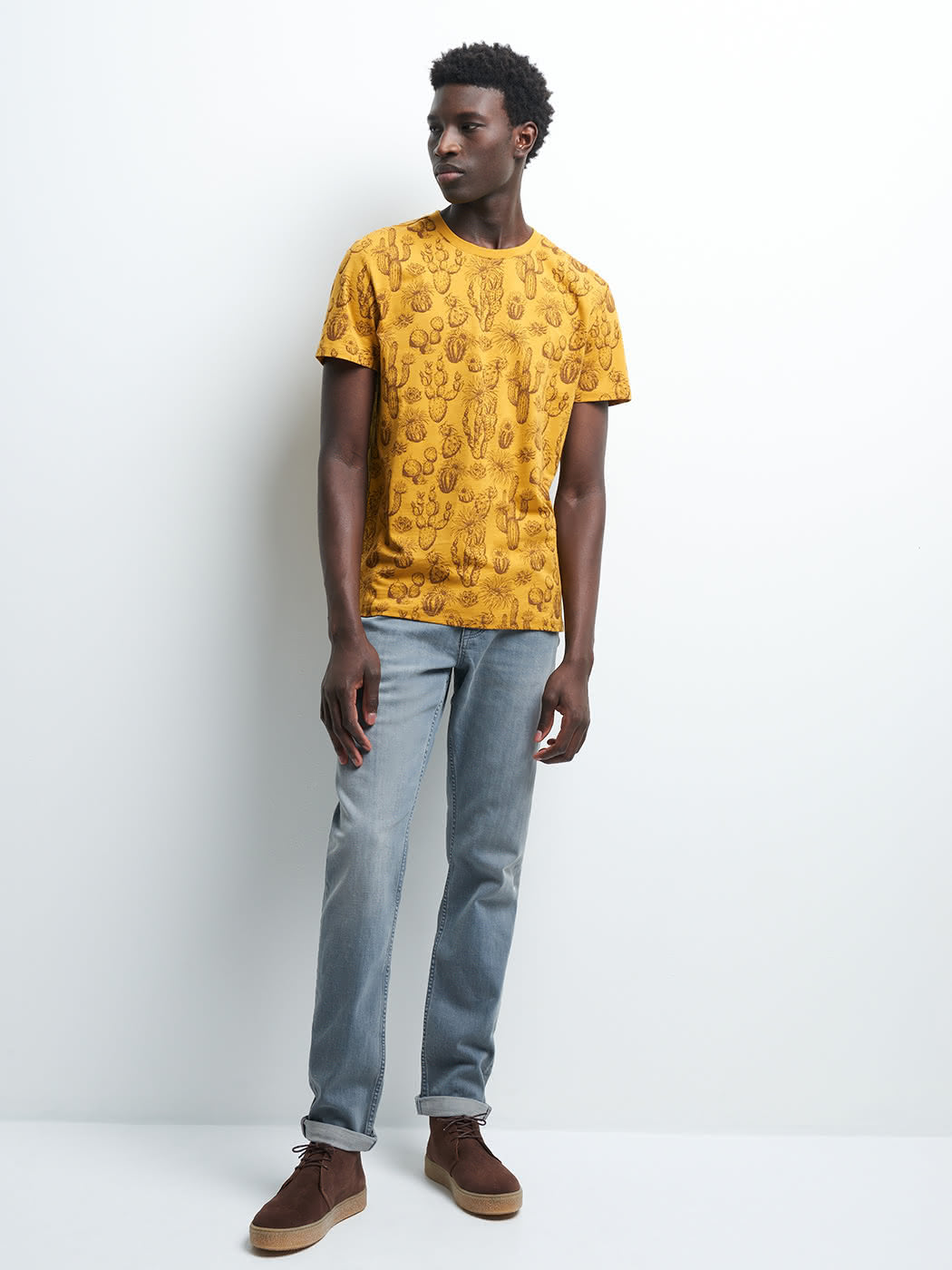 Tee-shirt en coton chiné - DEVRED 1902