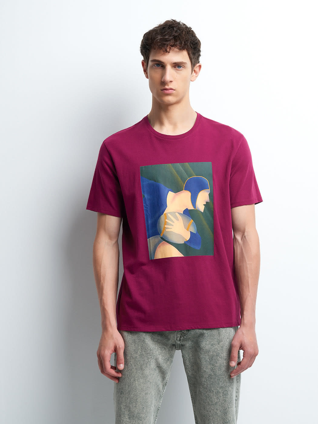 Tee-shirt en coton à motif - DEVRED 1902