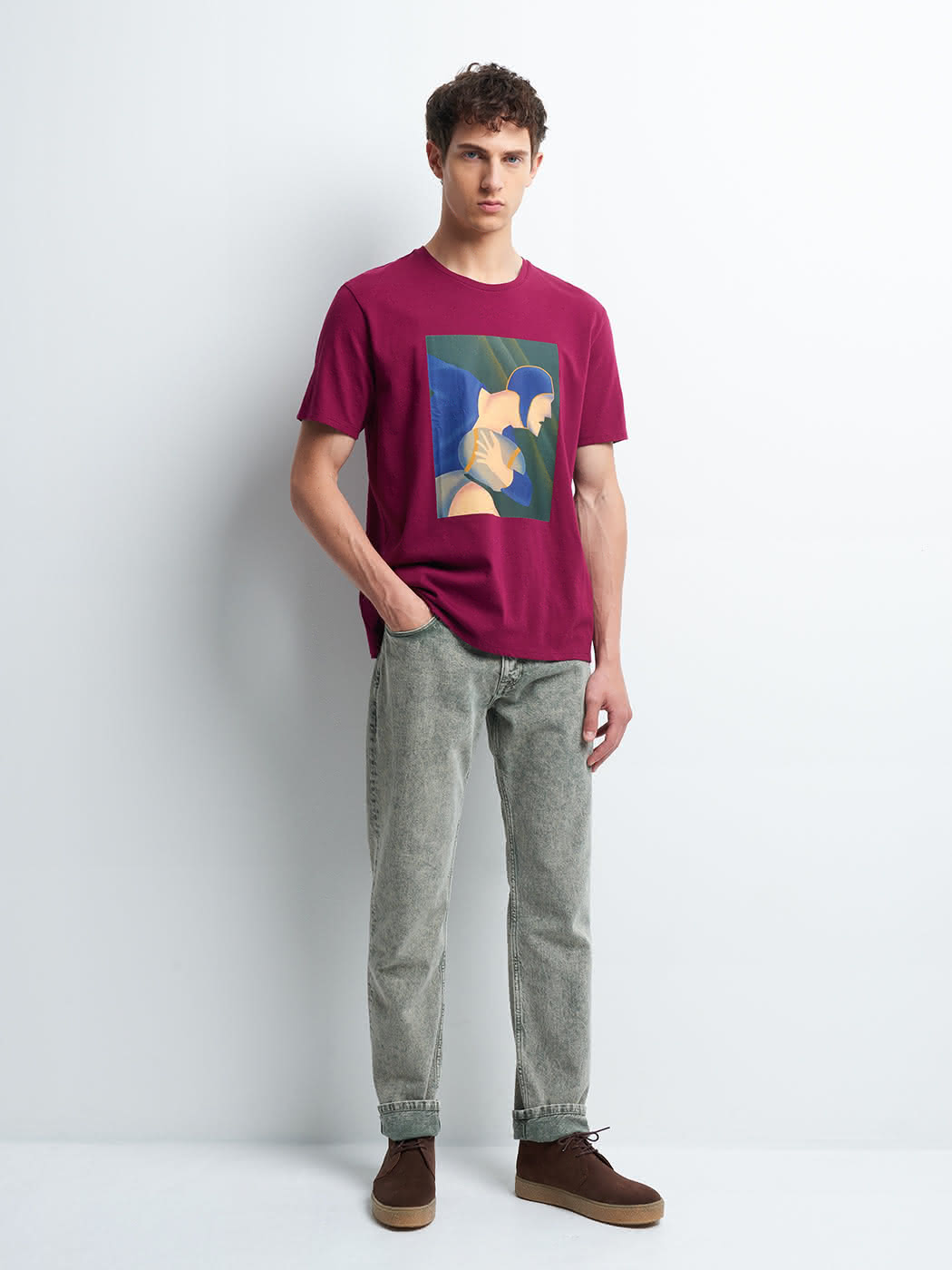 Tee-shirt en coton à motif - DEVRED 1902
